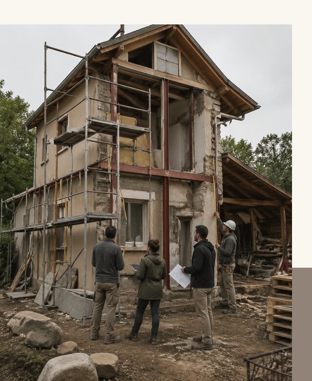 Реконструкция загородного дома под ключ в Симферополе от бюро