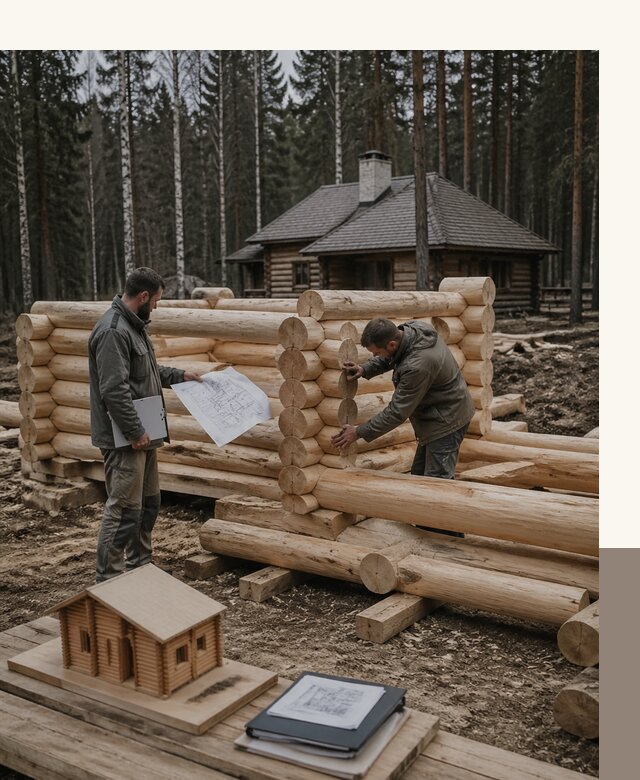 Проектирование и строительство домов из бревна в Симферополе